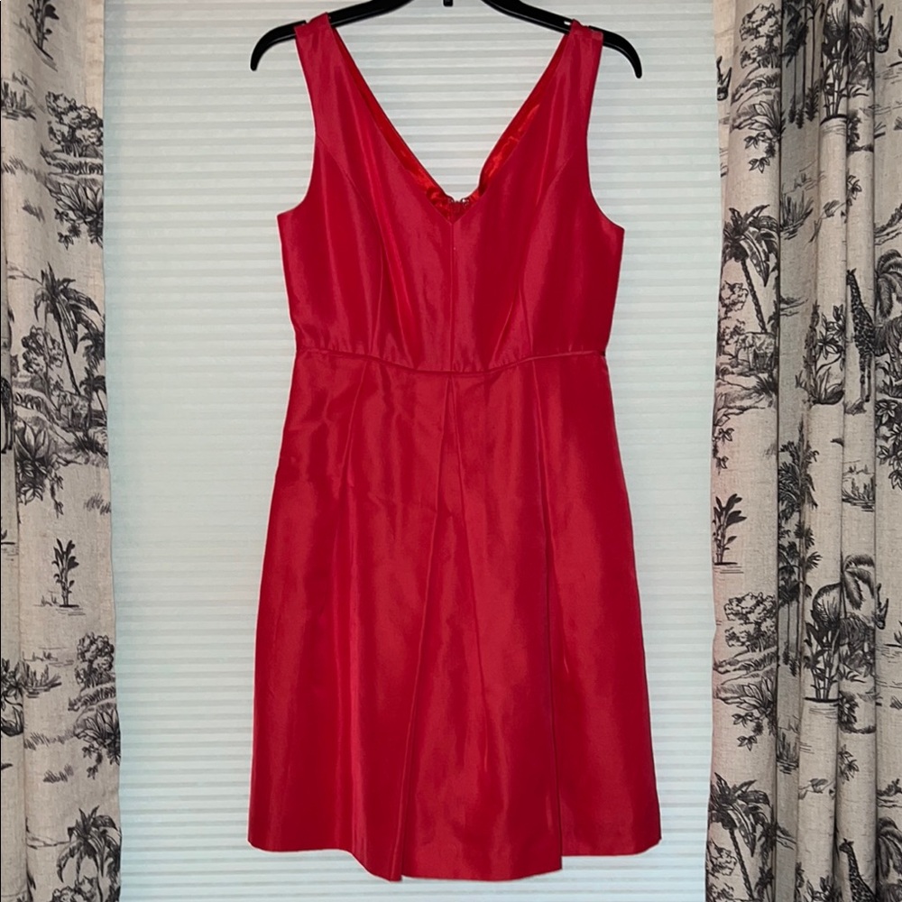 J crew Elegant coral Sleeveless Dress (never worn)